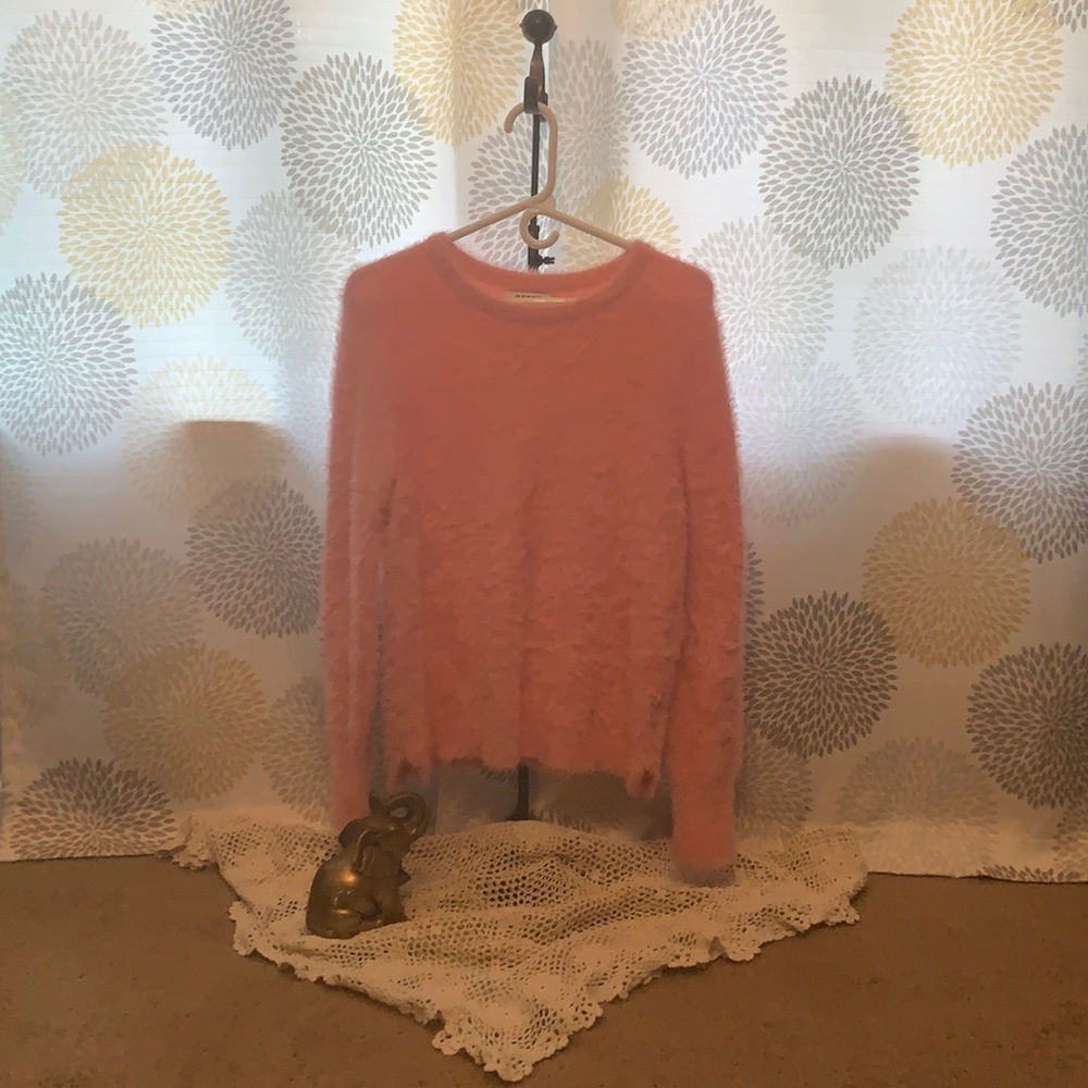 Small Fuzzy Bubblegum Pink Sweater